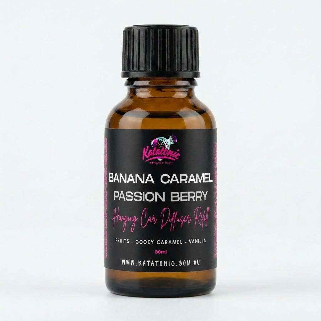 Banana Caramel Passion Berry Hanging Car Diffuser Refill
