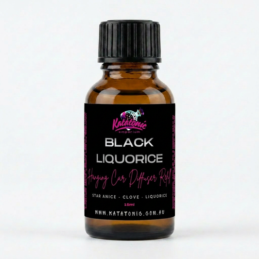 Black Liquorice Hanging Car Diffuser Refill
