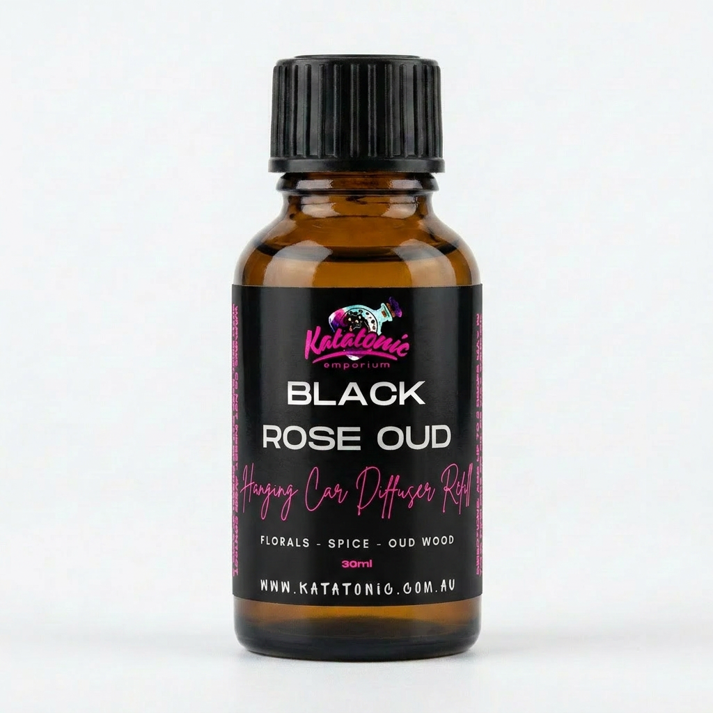 Black Rose Oud Hanging Car Diffuser Refill