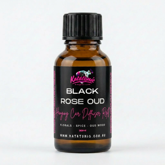 Black Rose Oud Hanging Car Diffuser Refill