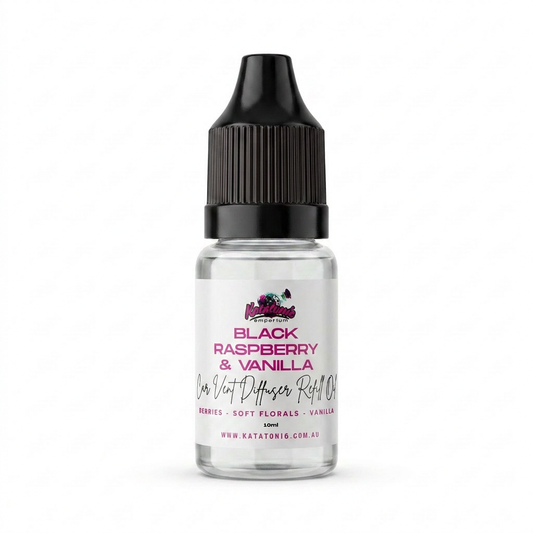 Black Raspberry and Vanilla Car Vent Diffuser Refill by Katatonic