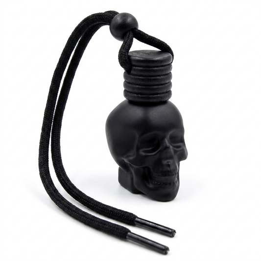 Ancient Ocean Black Skull Hanging Car Diffuser