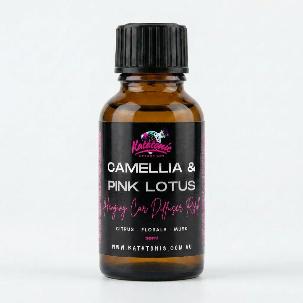 Camellia & Pink Lotus Hanging Car Diffuser Refill