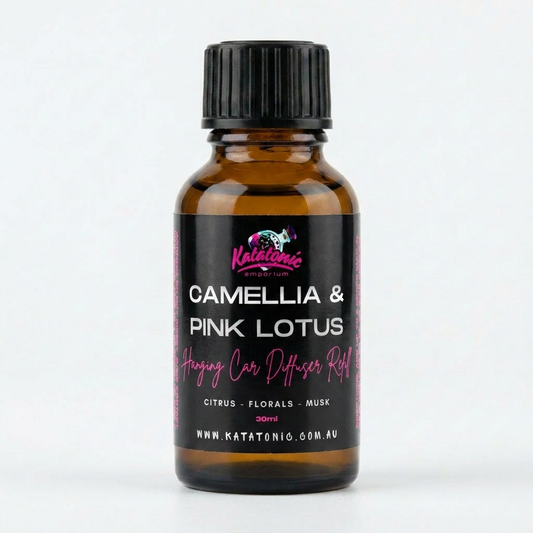 Camellia & Pink Lotus Hanging Car Diffuser Refill