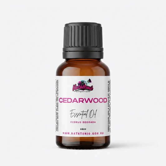 Cedarwood Essential Oil 15ml by Katatonic
