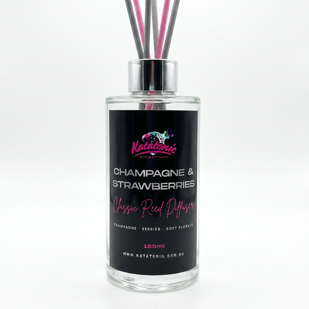 Champagne & Strawberries Reed Diffuser Tall 185ml