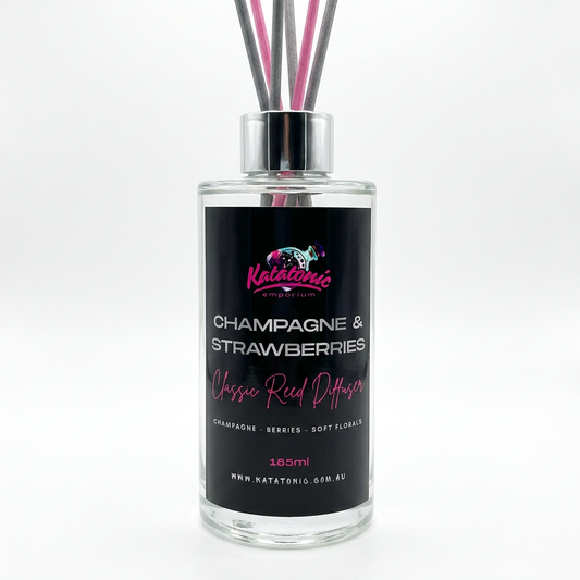 Champagne & Strawberries Reed Diffuser Tall 185ml