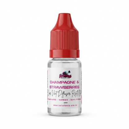 Champagne and Strawberries Car Vent Diffuser Refill