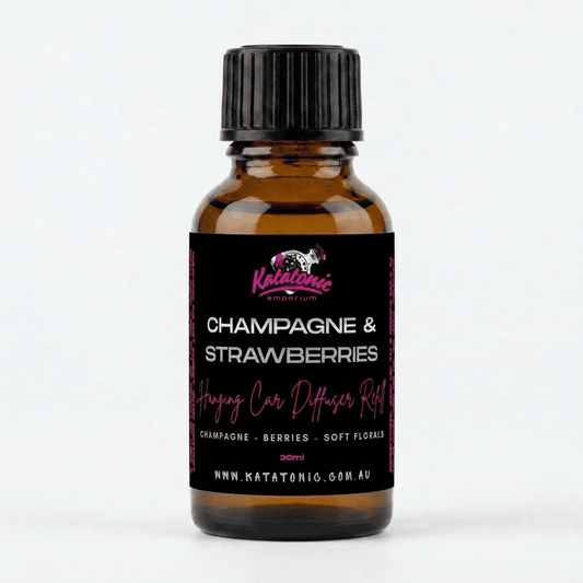 Champagne & Strawberries Hanging Car Diffuser Refill