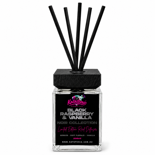 BLACK RASPBERRY & VANILLA REED DIFFUSER 190ML NOIR CLEAR