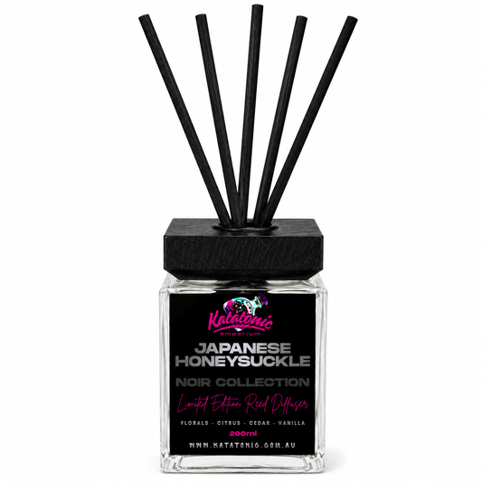 JAPANESE HONEYSUCKLE REED DIFFUSER 190ML NOIR CLEAR