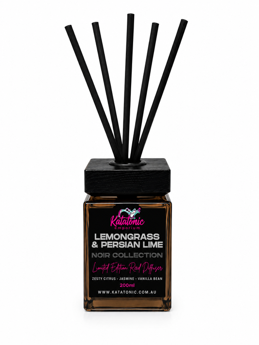 LEMONGRASS & PERSIAN LIME REED DIFFUSER 190ML NOIR SMOKE