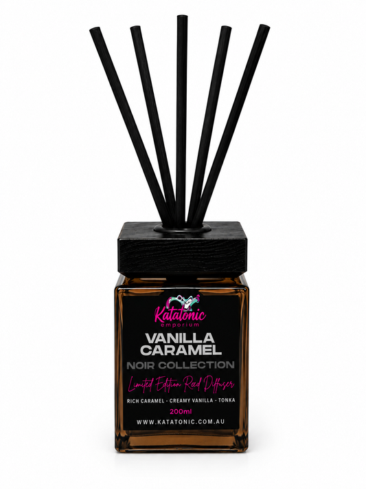 VANILLA CARAMEL REED DIFFUSER 190ML NOIR SMOKE