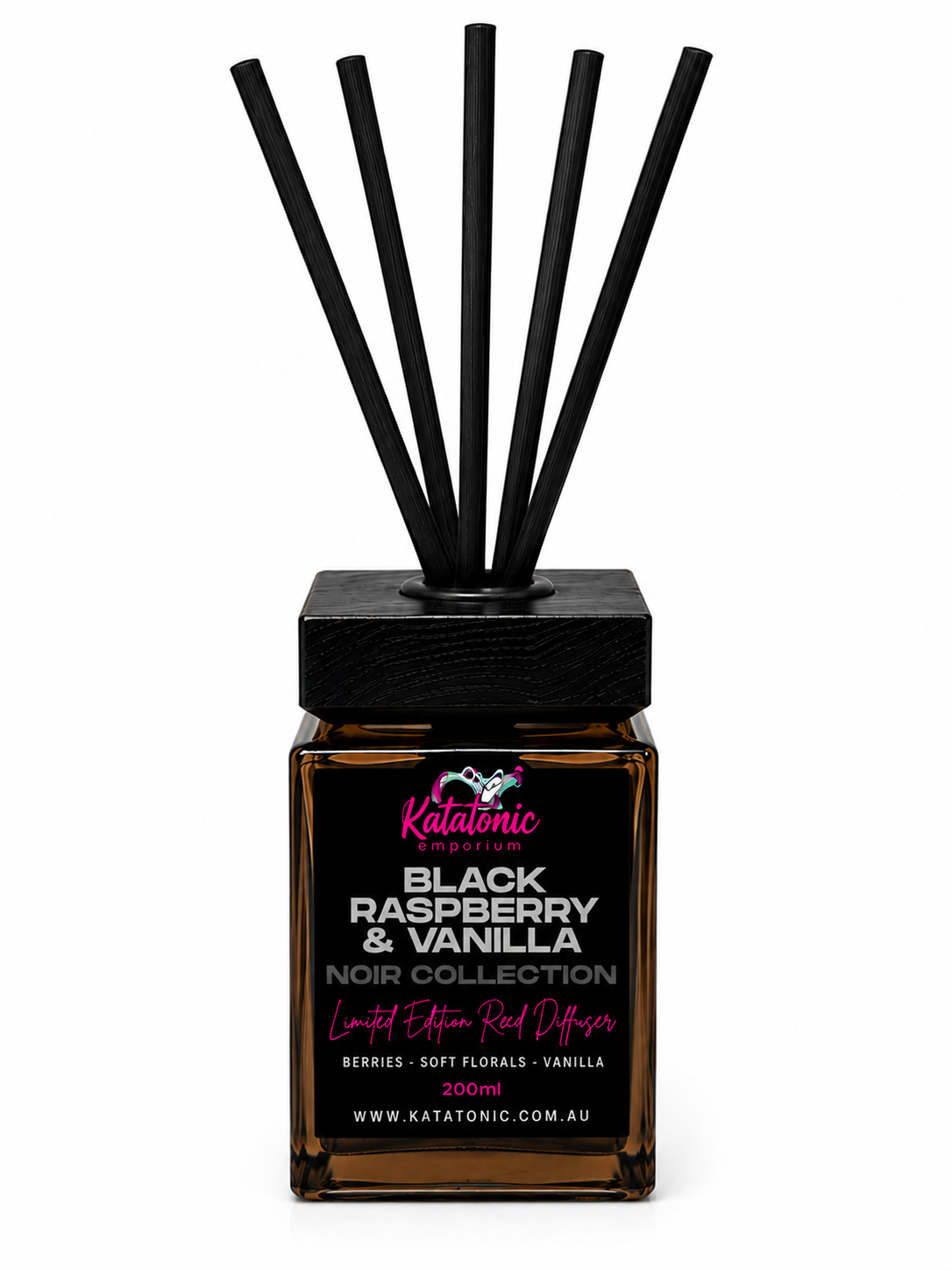 BLACK RASPBERRY & VANILLA REED DIFFUSER 190ML NOIR SMOKE