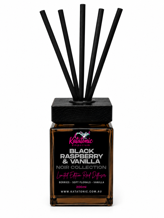 BLACK RASPBERRY & VANILLA REED DIFFUSER 190ML NOIR SMOKE