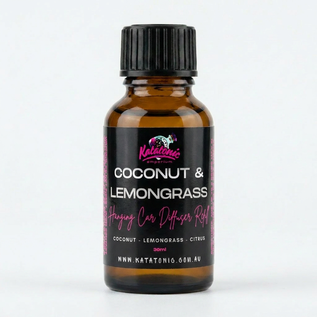 Coconut and Lemongrass Hanging Car Diffuser Refill