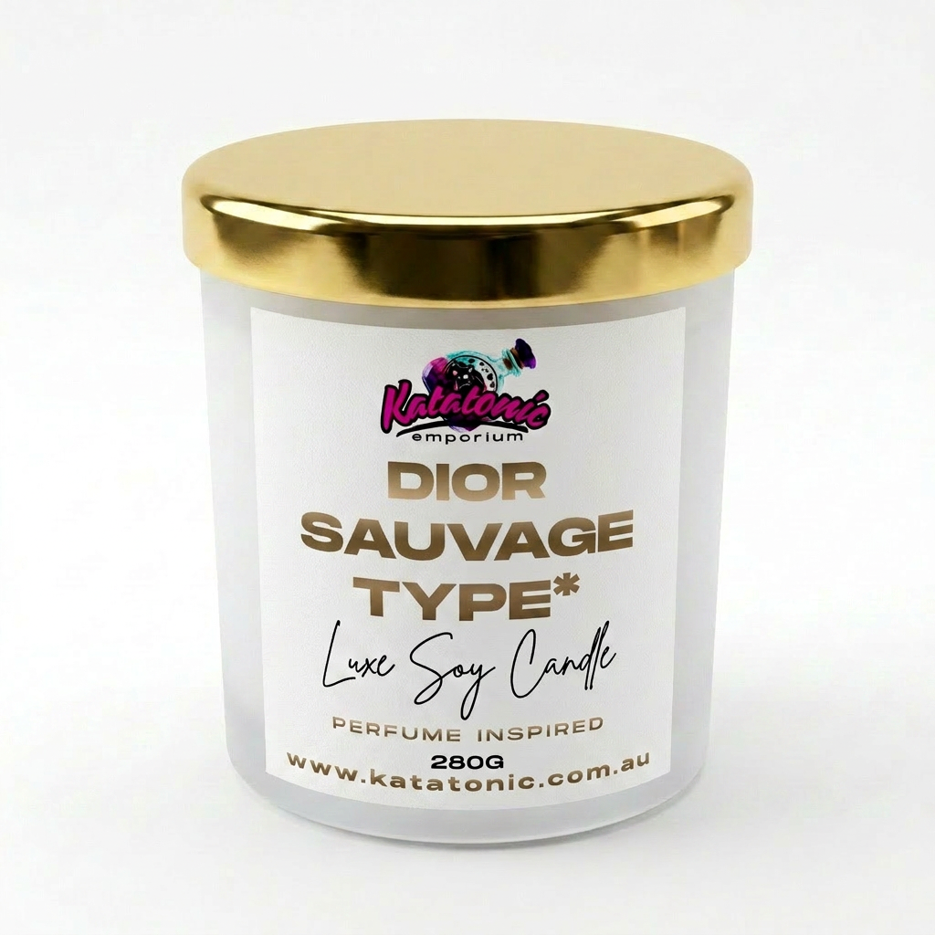 Dior Sauvage Type Soy Candle Luxe Large