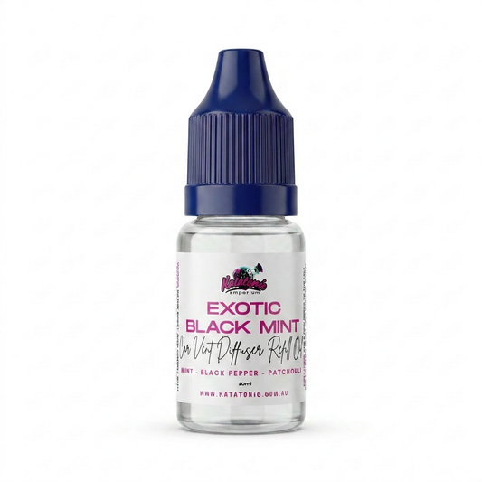 Exotic Black Mint Car Vent Diffuser Refill by Katatonic