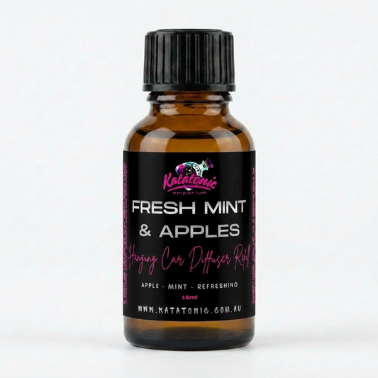 Fresh Mint and Apple Hanging Car Diffuser Refill