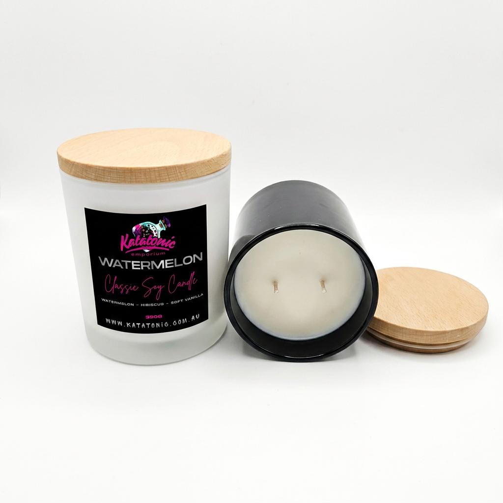 Watermelon Soy Candle White XL 2 Wick