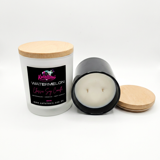 Watermelon Soy Candle White XL 2 Wick