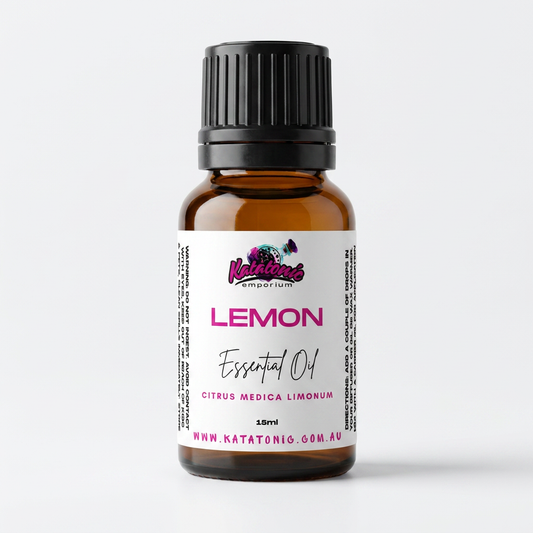 Lemon Essential Oil 15ml by Katatonic