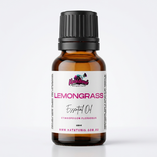 Lemongrass Essential Oil 15ml by Katatonic