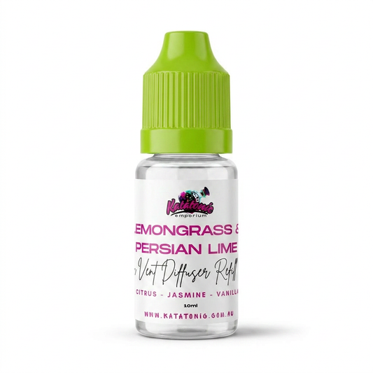 Lemongrass & Persian Lime Car Vent Diffuser Refill by Katatonic