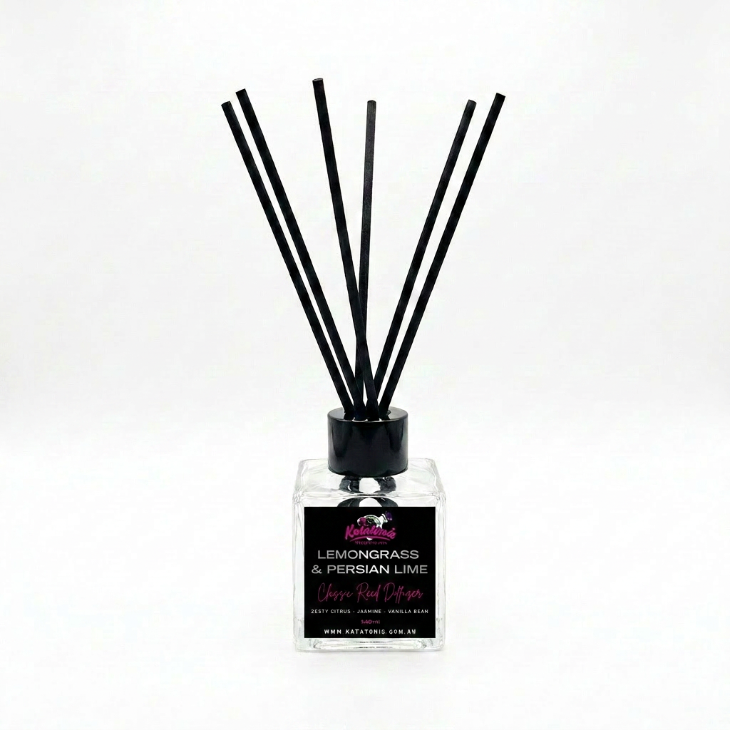 Lemongrass & Persian Lime Reed Diffuser Square 140ml