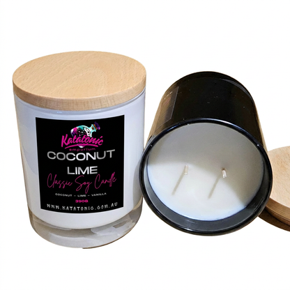 Coconut & Lime Soy Candle White XL 2 Wicks