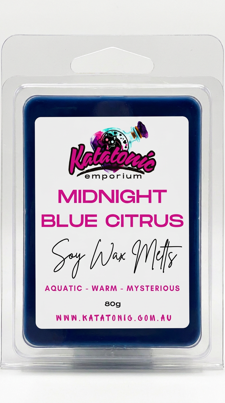 Midnight Blue Citrus Wax Melts Clam Shell