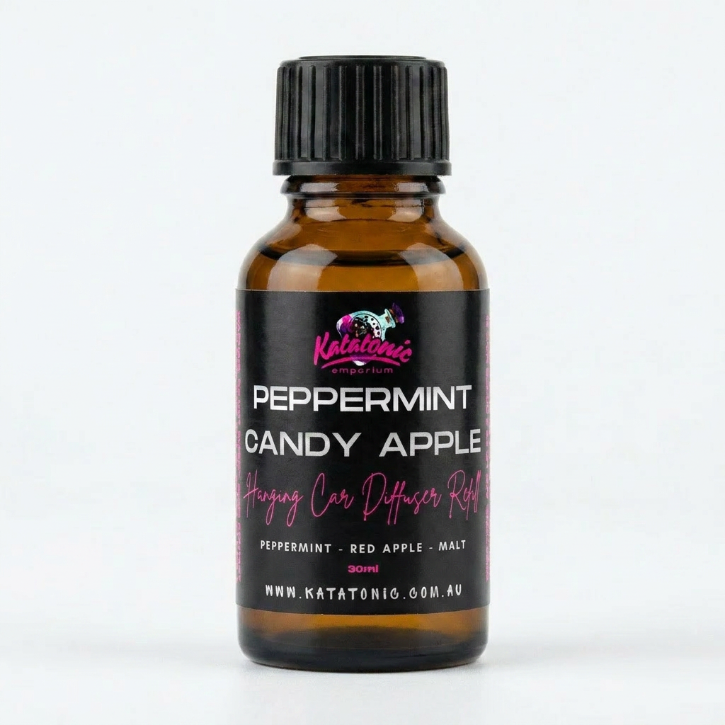 Peppermint Candy Apple Hanging Car Diffuser Refill