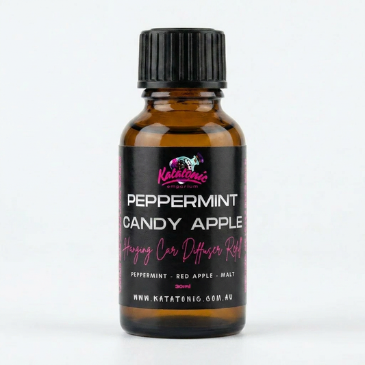 Peppermint Candy Apple Hanging Car Diffuser Refill