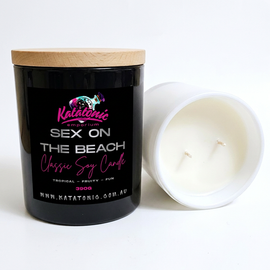 Sex on the Beach Soy Candle Black XL 2 Wick