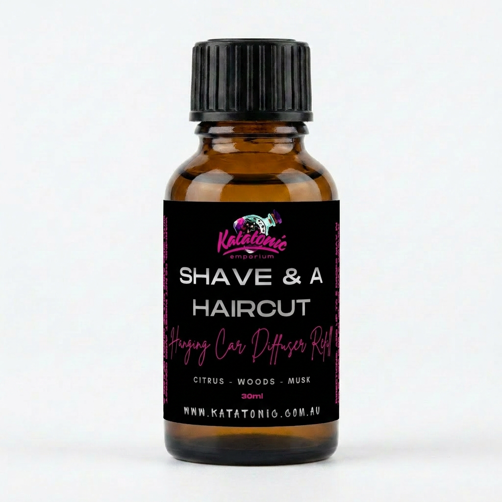 Shave and A Haircut Hanging Car Diffuser Refill