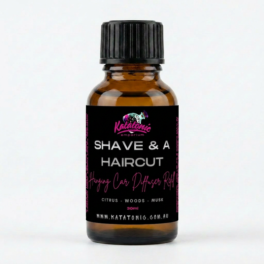 Shave and A Haircut Hanging Car Diffuser Refill