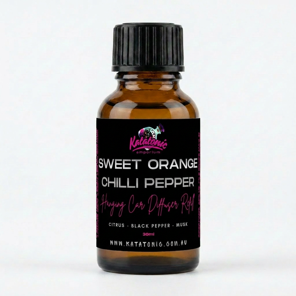 Sweet Orange Chilli Pepper Hanging Car Diffuser Refill