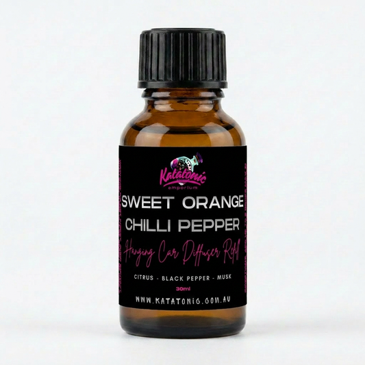 Sweet Orange Chilli Pepper Hanging Car Diffuser Refill