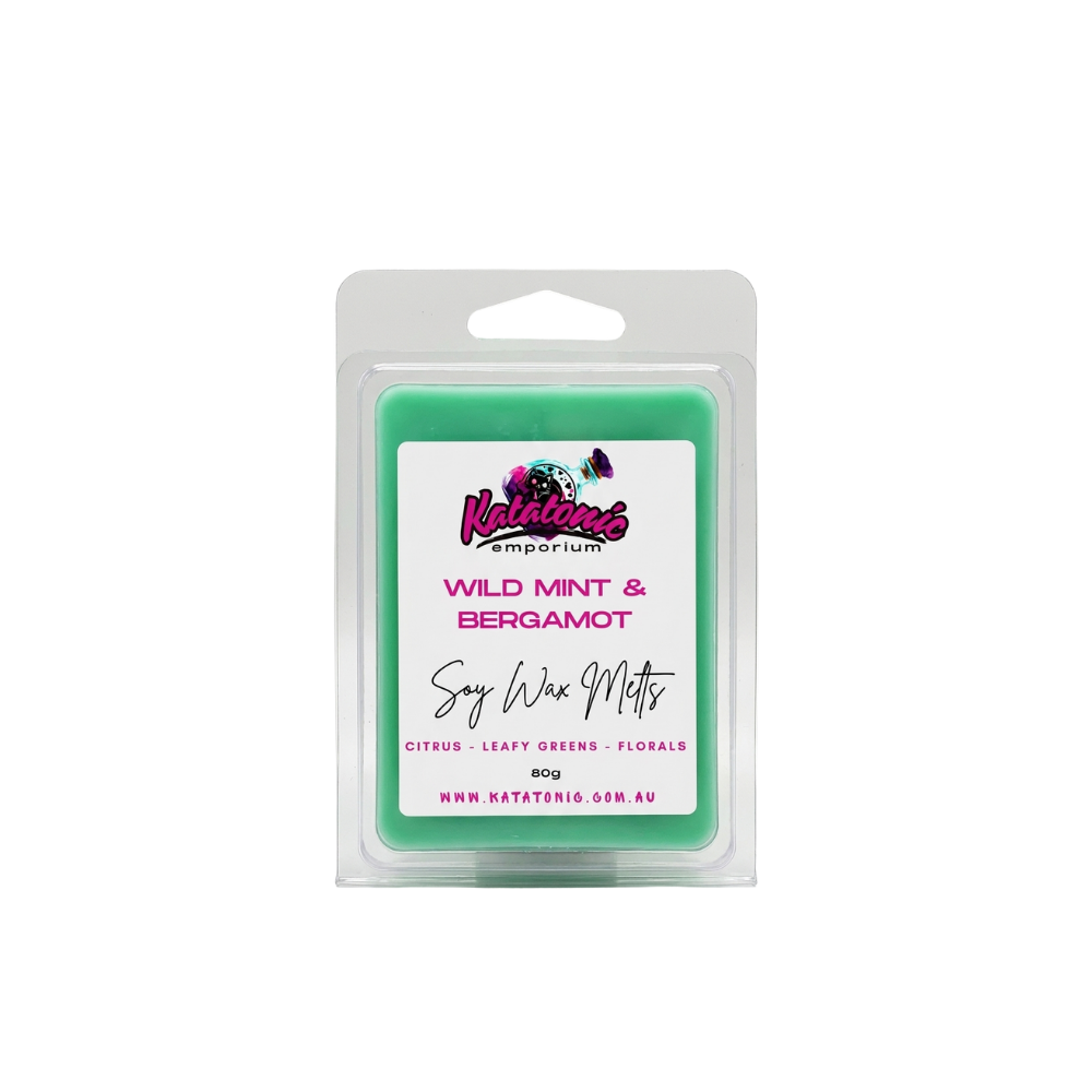 WILD MINT AND BERGAMOT SOY WAX MELTS
