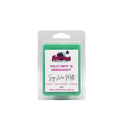 WILD MINT AND BERGAMOT SOY WAX MELTS