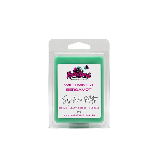 WILD MINT AND BERGAMOT SOY WAX MELTS