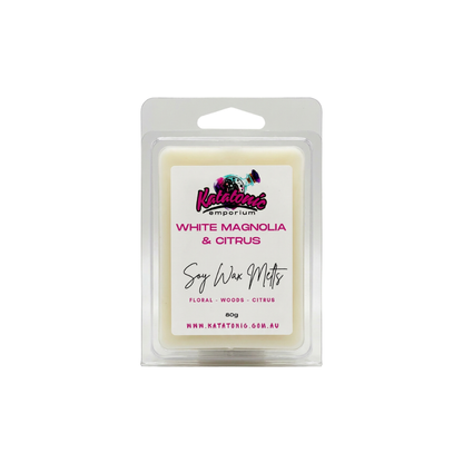 WHITE MAGNOLIA AND CITRUS SOY WAX MELTS