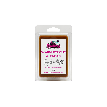 WARM PERIQUE AND TABAC TYPE* SOY WAX MELTS