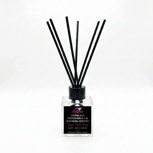 Vanilla Patchouli & Sandalwood Reed Diffuser Square 140ml
