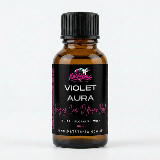 Violet Aura Hanging Car Diffuser Refill