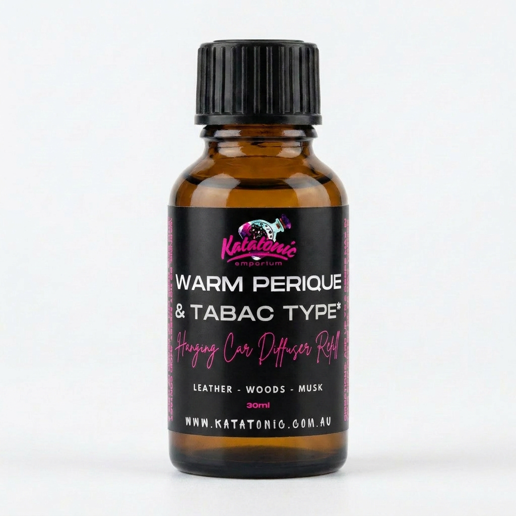 Warm Perique and Tabac Type* Hanging Car Diffuser Refill