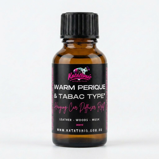 Warm Perique and Tabac Type* Hanging Car Diffuser Refill