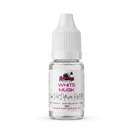 White Musk Car Vent Diffuser Refill by Katatonic
