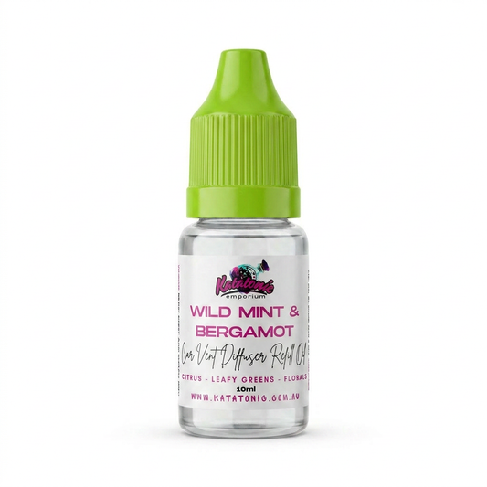 Wild Mint and Bergamot Car Vent Diffuser Refill by Katatonic
