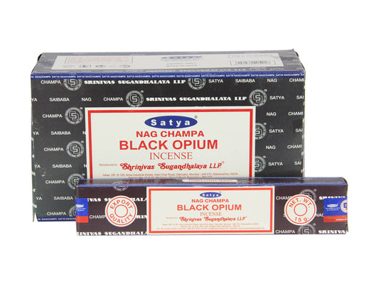 Satya "Black Opium" Incense 15grams